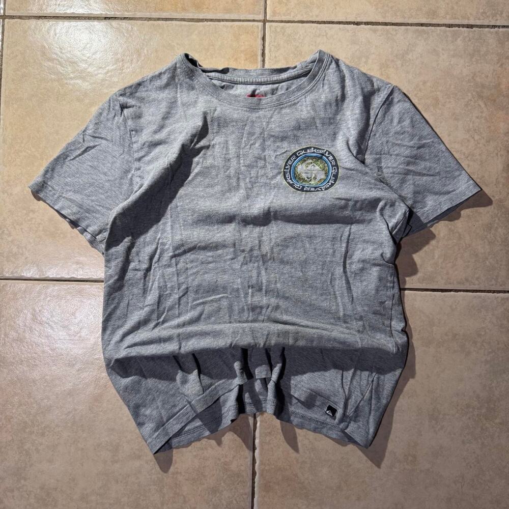 Gray quiksilver t shirt Size S in mens